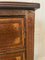 Antique Edwardian Mahogany Inlaid Bow Fronted Bedside Cabinet 15