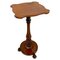 Antique Victorian Mahogany Adjustable Lamp Table, Image 1