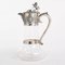 Silver & Glass Wine Jug from Horace Woodward & Hugh Taylor, London, 1893, Image 3