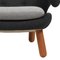 Pelican Chair Gray Divina Melange by Find Juhl for Design M 5