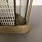 Mid-Century Modern French Brass Umbrella Stand by Mathieu Matégot, 1960s, Image 9