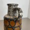Large Multi-Color Pottery Fat Lava 408-40 Floor Vase from Scheurich, 1970s 9
