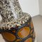 Large Multi-Color Pottery Fat Lava 408-40 Floor Vase from Scheurich, 1970s 14