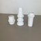 German Op Art Biscuit Porcelain Vases by Ak Kaiser, 1970s, Set of 3 4