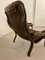 Vintage Scandinavian Leather Lounge Chair, 1970s, Image 4