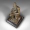 After Michelangelo, Figure of Moses, Mid-20th Century, Bronze, Image 6