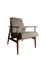 Mid-Century Beige Armchair by Henryk Lis, 1960s, Image 1