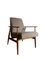 Poltrona Mid-Century beige di Henryk Lis, anni '60, Immagine 1