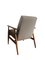 Poltrona Mid-Century beige di Henryk Lis, anni '60, Immagine 6