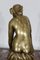 A. Carrier-Belleuse, Female Bather, Mid-19th Century, Bronze 24