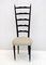Italienische italienische Mid-Century Modern Chiavari Stühle aus Samt mit hohen Rückenlehnen, 1950er, 2er Set 9