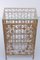 Gold Metal Wine Rack or Cocktail Bar, 1950s, Italy, Image 3