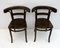 Stühle aus gebogenem Holz und Zwei-Sitzer Bank von Thonet, Österreich, 1920er, 3er Set 5