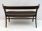 Chairs in Curved Wood and Two-Seater Bench from Thonet, Austria, 1920s, Set of 3 13