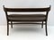 Chairs in Curved Wood and Two-Seater Bench from Thonet, Austria, 1920s, Set of 3, Image 13