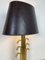 Vintage Regency Brass Golden Table Lamp from WKR, Germany, 1980s 5