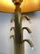 Vintage Regency Brass Golden Table Lamp from WKR, Germany, 1980s 10