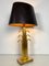 Vintage Regency Brass Golden Table Lamp from WKR, Germany, 1980s 7