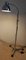 Lámpara de pie ajustable con base trípode cromada, brazo en espiral y pantalla de metal crema, años 40, Imagen 6