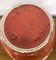 Jarrón 66 40 de cerámica Fat Lava Style en rojo, marrón y gris de Bay Keramik, años 70, Imagen 4