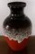 Fat Lava Style Ceramic 66 40 Vase in Red, Brown & Gray from Bay Keramik, 1970s, Image 2