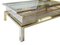 Mid-Century Brass, Chrome, and Glass Showcase Coffee Table by Romeo Rega, 1960s 5