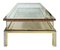 Table Basse Vitrine Mid-Century en Laiton, Chrome et Verre par Romeo Rega, 1960s 4