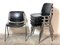 Italian DSC 106 Desk Chairs by Giancarlo H / Jiancreen for Castelli / Anonymes, 1960s, Set of 5 12