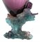 French Green Amethyst Bacchus Vase from Daum, Image 4