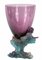French Green Amethyst Bacchus Vase from Daum 1