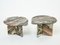 Sicilian Marble Nesting Coffee Tables, 1970s, Set of 2 1