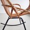 Rattan & Metal Rocking Chair from Rohé Noordwolde, 1960s, Image 7