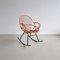 Rattan & Metal Rocking Chair from Rohé Noordwolde, 1960s, Image 1