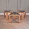 Smoked Glass Triangular Side Tables from Porada Arredi, 1970s, Set of 3 5