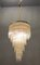 Lámpara de araña italiana Mid-Century de latón y acrílico, Imagen 2