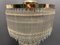 Mid-Century Italian Brass Acrylic Chandelier Lamp, Image 11