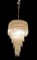 Mid-Century Italian Brass Acrylic Chandelier Lamp, Image 4