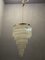 Mid-Century Italian Brass Acrylic Chandelier Lamp, Image 6