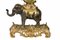 19th Century French Gilded Bronze Elephant Mantel Clock 6