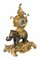 19th Century French Gilded Bronze Elephant Mantel Clock, Image 2