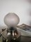 Space Age Metal & Etched Glass Table Lamp, 1970 1