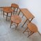 Mid-Century English Nesting Coffee or Side Tables, Set of 5 1