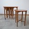 Mid-Century English Nesting Coffee or Side Tables, Set of 5 9
