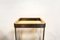 Golden Metal Frame Glass Vase, Italy, 1970s, Image 3