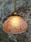 Antique French Copper with Glass Hanging Lamp, Image 8