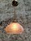 Antique French Copper with Glass Hanging Lamp 7