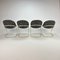 Black & White Pascale Chairs by Gastone Rinaldi for Thema, 1970s, Set of 4 4