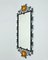 Large Mid-Century Modern Metal & Wrought Iron Wall Mirror, 1960s 7