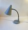 Lámpara de mesa o pared escandinava vintage en gris de ES Horn, años 50, Imagen 3