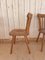 Sedie rustiche in legno, set di 4, Immagine 9